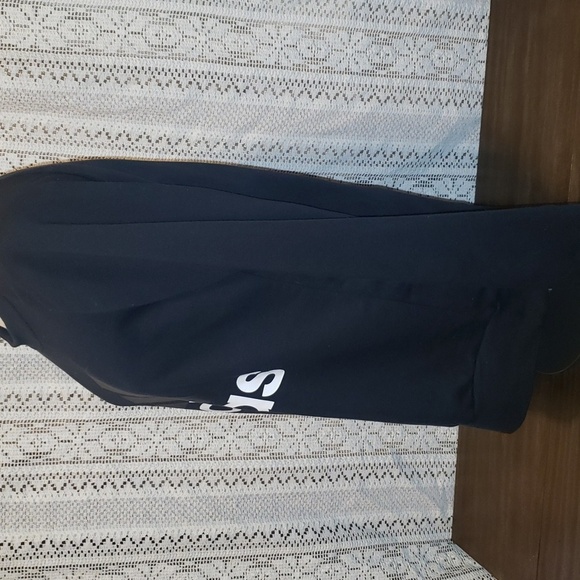 Adidas Essential Linear Graphic Logo Fleece Crewneck Pullover Sweatshir… - Picture 4 of 7